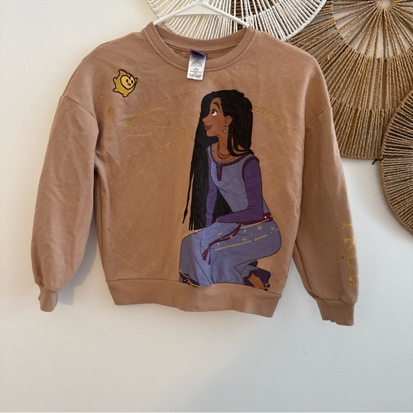 Disney Tan Sweatshirt with Purple and Gold Design - Picture 3 of 14